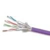 Giganet Shielded Cat6A S/FTP Purple Ethernet LAN Cable 305m