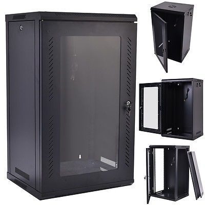 18u Server Rack Network Cabinet 600 X 600 Glass Front Door Tdk