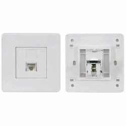 Cat 6 EaseNet Complete Single Face Plates