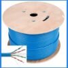 Cat6 UTP 23AWG Solid Pure Copper Cable 305- Blue
