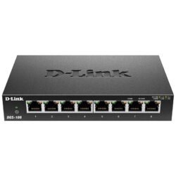 D-Link DGS-108A 8-Port Unmanaged Desktop Gigabit Switch