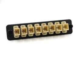 8 Port fiber tray With SC simplex adapters