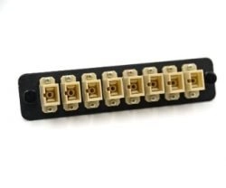 8 Port fiber tray With SC simplex adapters