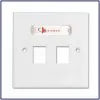 Siemon Cat6 Faceplate with Module