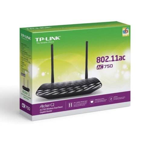 TP-Link AC750 Wireless Dual Band Gigabit Router (Archer C2)