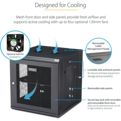 cooling in a  network cabinet
