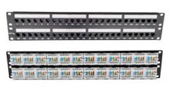 Cat6a UTP Unshielded RJ45 Ethernet Network Patch Panels 48 24 Ports
