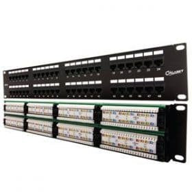 Cat6a UTP Unshielded RJ45 Ethernet Network Patch Panels 48/24 Ports ...