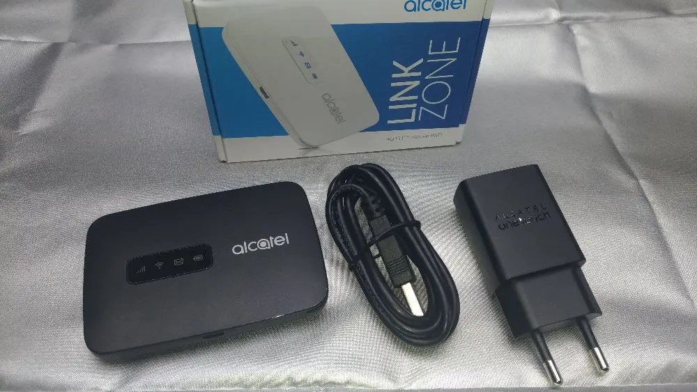 Alcatel LINKZONE | Mobile WiFi Hotspot | 4G LTE Router MW41TM | Up to 150Mbps Download Speed | WiFi Connect Up to 15 Devices | Create A WLAN Anywhere | GSM Unlocked