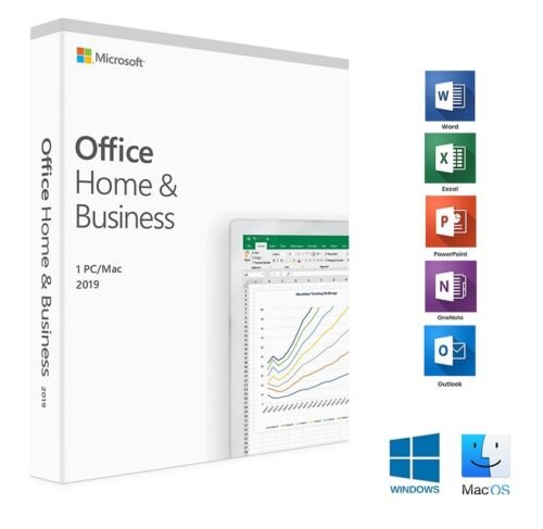 MICROSOFT OFFICE Home & Business 2019 FPP Windows:MAC