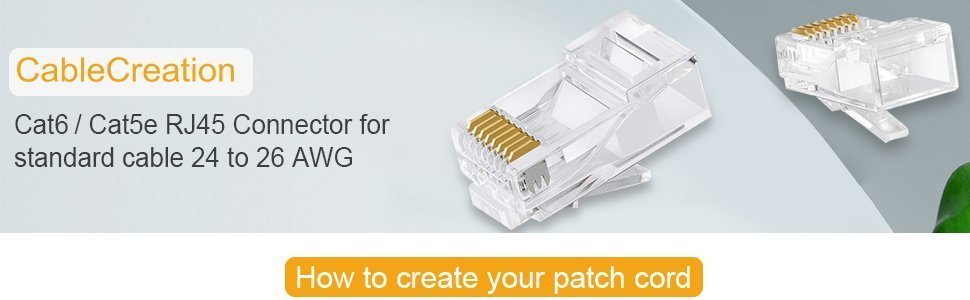 Make your own Ethernet cables patch cords