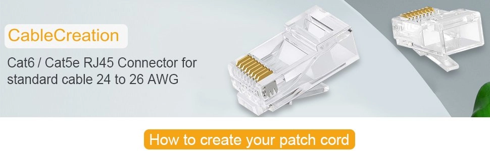 Make your own Ethernet cables patch cords
