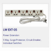 5 ways Lightwave Extension Socket