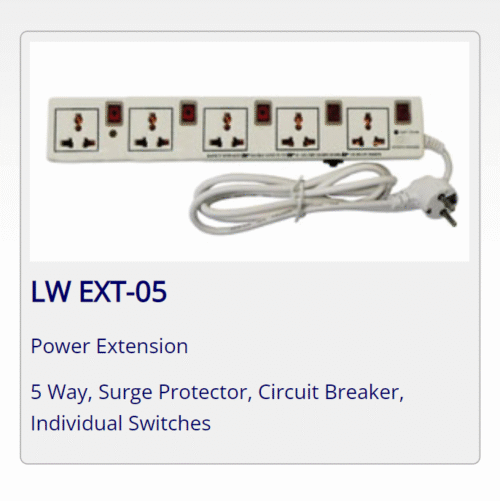 5 ways Lightwave Extension Socket