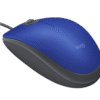 Logitech M110S USB Silent Mouse- Blue