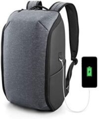 Kingsons 15.6" Laptop foldable Grey backpack