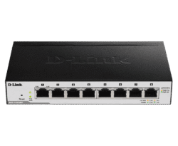 8-Port Gigabit PoE Smart Managed Switch DGS-1100-08P