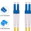 OS2 LC-LC Fiber Optic Patch Cable Single Mode Duplex - 10m