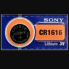 Sony CR1616 3 Volt Lithium Coin Battery