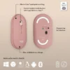 Logitech Pebble Wireless Mouse M350 – Rose – 910-005717