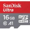 16GB MICROSD ULTRA SANDISK MEMORY CARD (SDSQUNS-016G-GN3MN)
