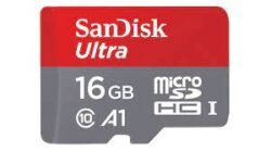 16GB MICROSD ULTRA SANDISK MEMORY CARD (SDSQUNS-016G-GN3MN)