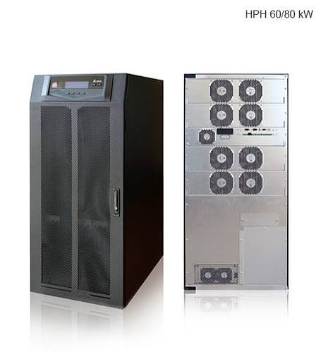 100KVA Delata HPH 100KVA UPS -,NO BATTERIES,I/O=220/380V Y WB (4 breakers model)