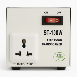100 Watts Step Down Transformer 220V to 110V Voltage Converter for Appliances and Electronics
