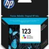 HP 123 Tri-color Ink Cartridge Original, F6V16AE in Kenya
