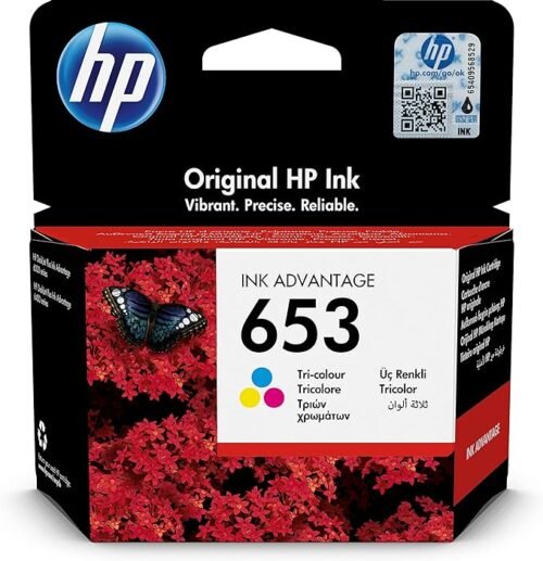 HP 653 Tri-color Original Ink Advantage Cartridge, 3YM74AE in Kenya