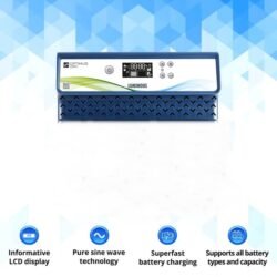Luminous Optimus 1100VA 12V Sine Wave Inverter with LCD Display