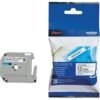 Brother M Tape M-K232 12mm Red on White Tape