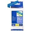 Brother TZE-555 24mm White on Blue Label tape