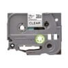 Brother Tape TZE-141 6mm Black on Clear