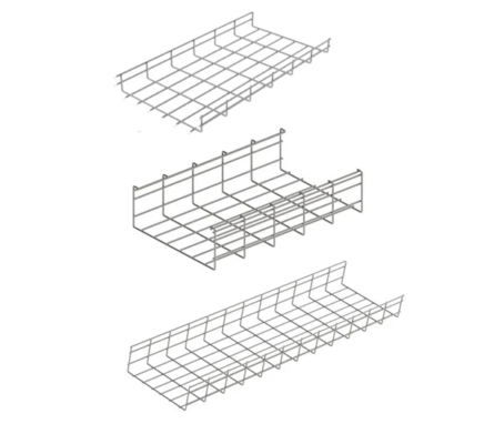 Powder Caoated -Mild Stree Mesh cable trays ( Cable Baskets)