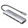 Ugreen 3 Port 6 in 1 Multifunction Adapter, Type C to USB 3.0 + 4K HDMI Card Reader UG- 20956A