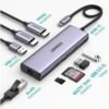 Ugreen 9-in-1 USB-C Multifunction Adapter - CM498 USB-C to USB 3.0, 4K HDMI, VGA, Gigabit Ethernet, SD & TF Card Reader - UG- 15600
