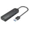 Vention 0.15m 3-Port USB 3.0 Hub with Sound Card and Power Supply - CHIBB