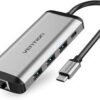 Vention 0.15m USB-C Multi-function 5 in 1 Docking Station Type-C to HDMI,USB3.0,PD Converter - CNBHB
