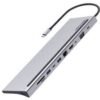 Vention 0.25m USB C Multi-function 12 in 1 Docking Station, USB-C to HDMI,VGA Metal Type - THSHC