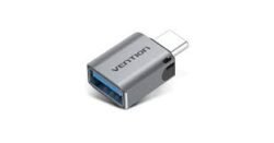 Vention USB-C Male to USB 3.0 Female OTG Adapter Aluminum Alloy - CDQHO