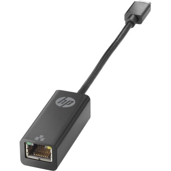 HP USB-C to RJ45 Adapter – Black – V7W66AA