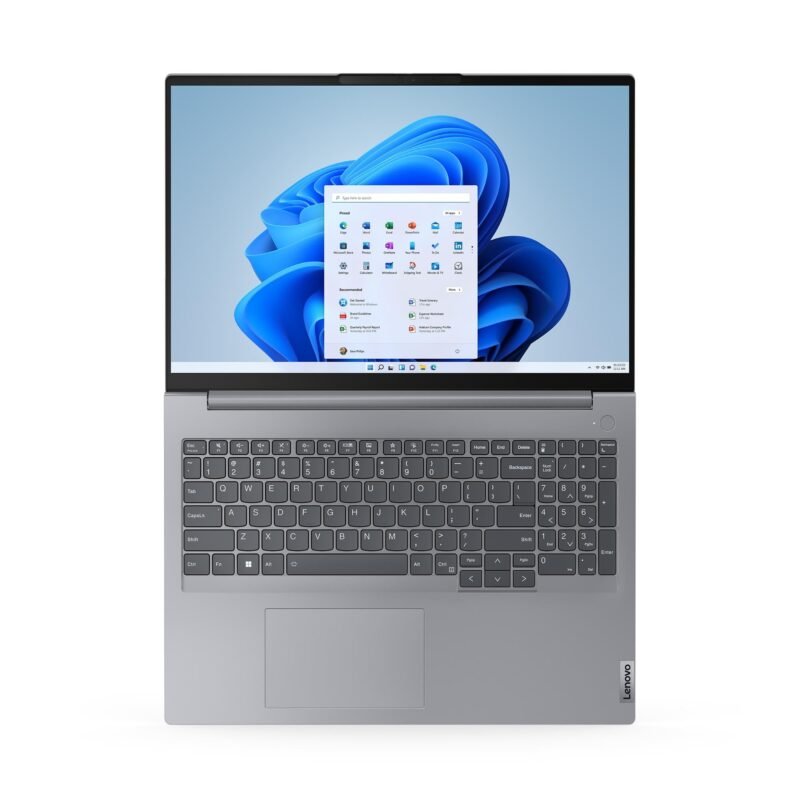 Lenovo ThinkBook 16 G6 IRL, Intel Core i5 1335U, 8GB DDR5 5200 (Up to 64GB Support), 512GB SSD M.2 2242 PCIe 4.0x4 NVMe, No OS, 16" WUXGA, No ODD – 21KH003RUE