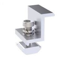 Universal Solar Panel End Clamp - Aluminum