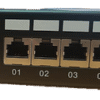Giganet Category 6A 24 Port Loaded Patch Panel