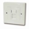 Siemon Cat6A 10G Single Faceplate Complete With Module