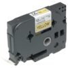 Brother TZ2-631 12mm x 8m Black on yellow label tape