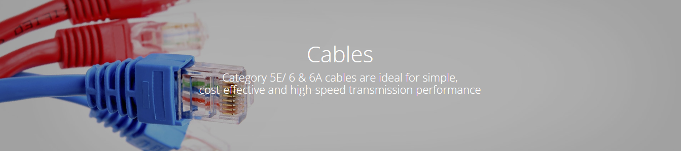 Category 5E 6 & 6A cables