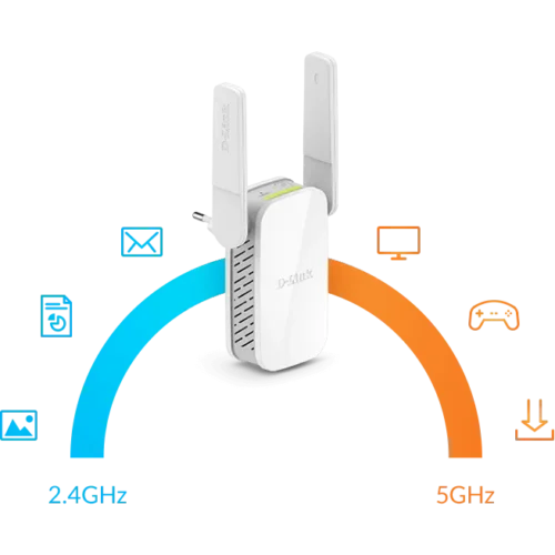 D-Link AC1200 Dual Band Wi-Fi 5 Range Extender – DAP-1610