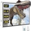Electric Projector Screen 243 x 243 cm